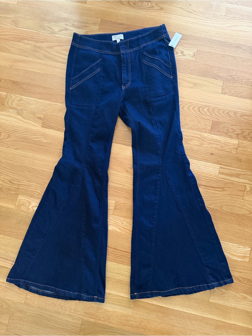 Anthropologie Pilcro High Rise Dark Wash Flared Jeans Size 29